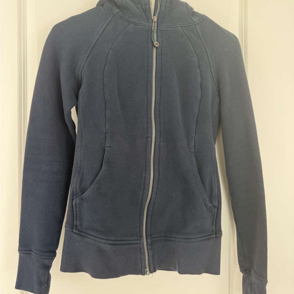 lululemon athletica Navy Blue Full zip scuba